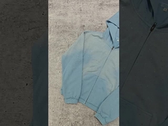 Προσαρμοσμένο 2025 Streetwear Βαρύ Βάρος Rhinestone Hoodie Unisex Blank Vintage Sun Faded Acid Wash Zip Up