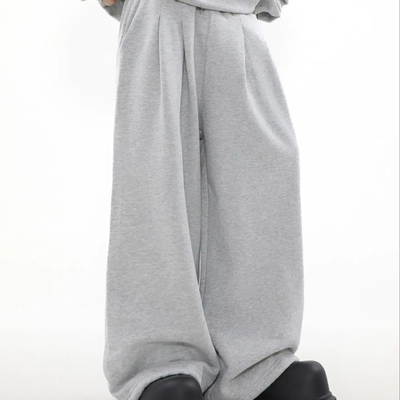 Αγορά Μεσαία μέση Custom Cotton French Terry Oversized Joggers για άνδρες Μέθοδος πλέξιμου online manufacture