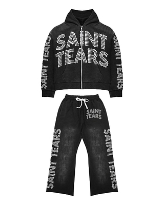 Αγορά Προσαρμοσμένες ετικέτες Unisex ανδρικά hoodies σετ για ενήλικες εκπαίδευση σε οξύ πλύνεται 2 κομμάτια online manufacture