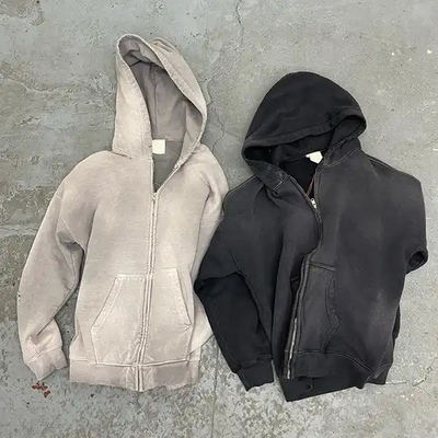 Αγορά Βίντεζ στυλ Sun Faded Hoodie σε 450 gsm Γαλλικό Terry με Custom Distressed Look online manufacture