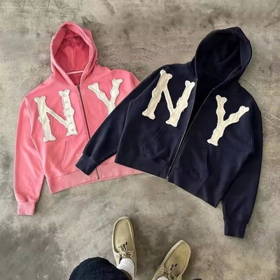 Αγορά Unisex Streetwear Μεγάλων μεγέθους Cut Edge Raw Hem Boxy Crop Hoodies με προσαρμοσμένο σχεδιασμό online manufacture
