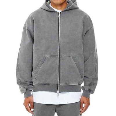 Αγορά Αναπνευστικό Custom Logo 100% βαμβακερό ανδρικό Hoodie Γαλλικό Terry Zipper Up Μεγάλο online manufacture