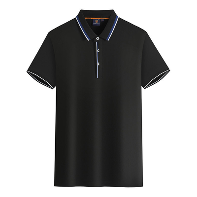 Αγορά Προσαρμοσμένο βαμβάκι Polo Shirt Εραστές Εργασιακά ρούχα Lapel Σκληρό χρώμα T-shirt Βένδυμα Logo online manufacture