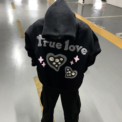 Αγορά Χειμερινό High Street 3D εκτύπωση hoodies μαύρο για Streetwear Πλούσιο χρώμα online manufacture