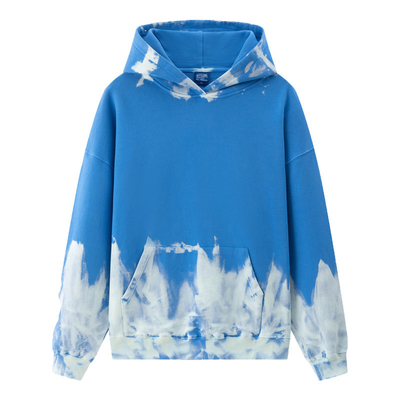 Αγορά Χαλαρά πανωφόρια για γυναίκες Tie Dye Printed Hoodie Graffiti Gradient Color Φθινόπωρο Χειμώνας online manufacture