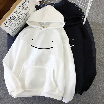 Αγορά Πολυεστέρας hoodie sweatshirts για υπολίμανση εκτύπωση Smile Face γυναικεία casual αθλητικό πουλόβερ hoodies Unisex online manufacture