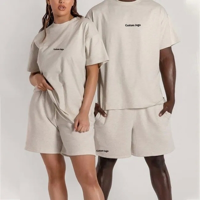 Αγορά Πιεσμένο Custom Logo Τ-Shirt Μεγάλου μεγέθους για ζευγάρια σε casual και unisex στυλ online manufacture