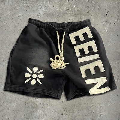 Αγορά Ακτινόπλυμα βαμβακερά σορτσάκια Sun Faded French Terry Patch Embroidery Distresses Vintage online manufacture