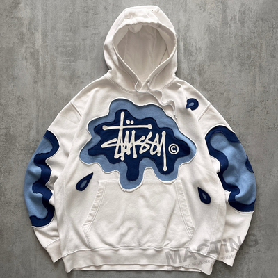 Αγορά Προσαρμοσμένα Unisex Sweatshirts Πουλόβερ 100% Βαμβάκι Μεγέθη Μεσαίου μεγέθους Baggy Boxy Κριμασμένο Patch Patches Hoodie online manufacture