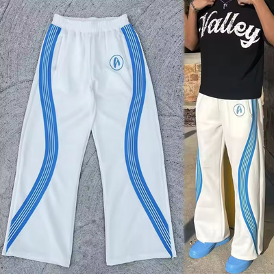 Ανδρικά Custom Streetwear Ρίχτικα Sweatpants 100% Βαμβάκι Wide Leg Flare Sweat Pants