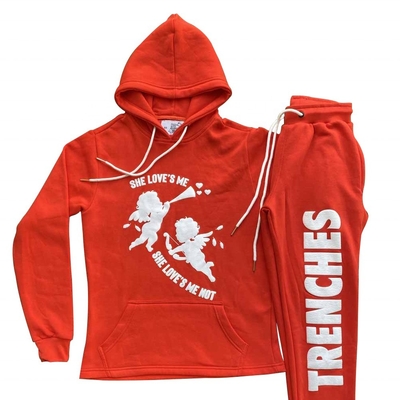 Hoodies Unisex Silk Screen τυπωμένο φόρεμα γυμναστικής ανδρών Sweatshirt 3D Puff Print Hoodie φόρεμα γυμναστικής