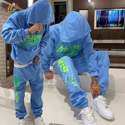 4xl 5xl Γυναίκας Ειδικό 3D Puff εκτύπωση hoodie φόρεμα γυμναστικής ανδρών Joggers Set ανδρικό στυλ