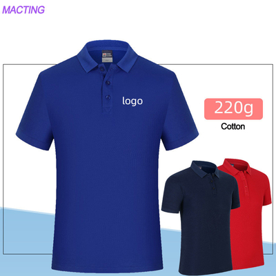 Λούξυ Sublimation Polo T-Shirt για Custom Υπηρεσιακές στολές σε Plus Size πλεκτό βαμβάκι