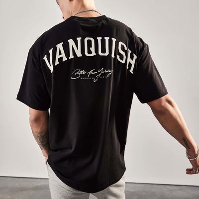 2023 βαμβακερό ανδρικό T-Shirt με τεχνολογία απορρόφησης υγρασίας και κολάρο O-Neck