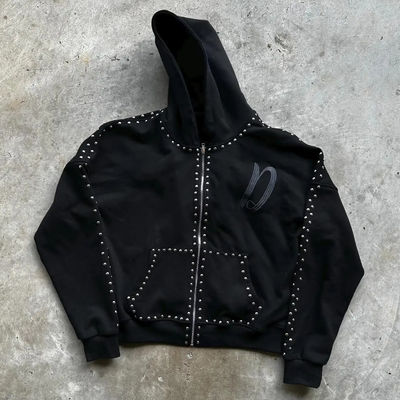 Προσαρμοσμένα ρούχα δρόμου, γαλλικό τέρι, 100% βαμβάκι, φουσκωτό με νιφάδα, ανδρικά παντελόνια.